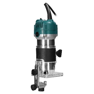 Affleureuse incluant un support de guidage verticaal