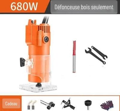 Défonceuse bois seulement avec cadeau