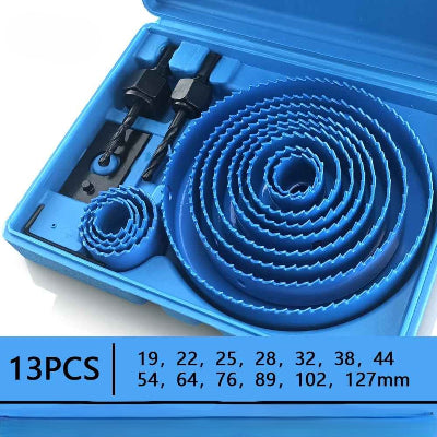 Jeu de scie cloche ProCut bleu 13 piĂšces dans son coffret