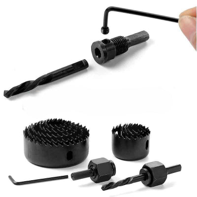 Scie à cloche PrecisionPro rouge 11 pièces équipée d'une clé hexagonale