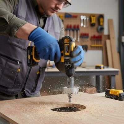 Scie cloche utilisation dans atelier