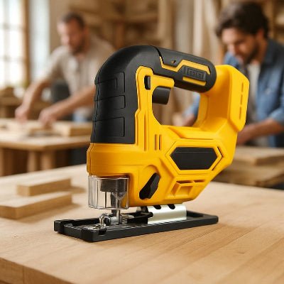 Scie sauteuse utilisation en atelier de menuiserie