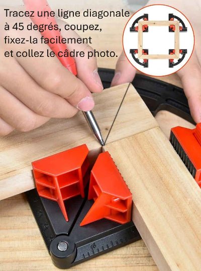 Serre-joint ajustable coupe à 90 degrés
