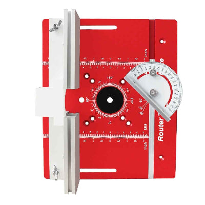 Table pour défonceuse rouge sans élévateur
