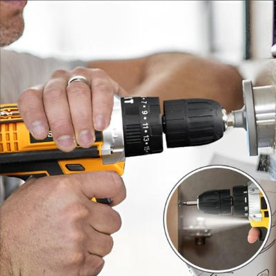 Visseuse devisseuse et vue sur faisseau de la lumiĂšre LED