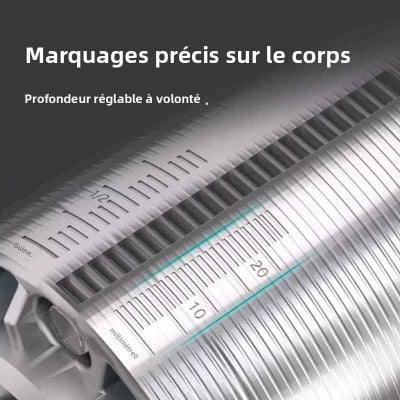 Affleureuse règle précise sur le corps