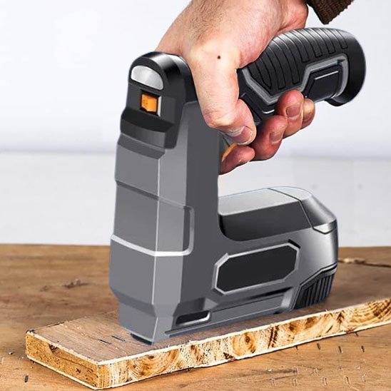 Agrafeuse electrique sans fil utilisation sur bois