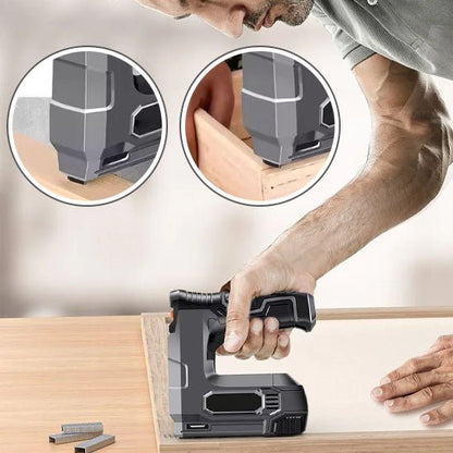 Agrafeuse electrique sans fil vue tête agrafeuse