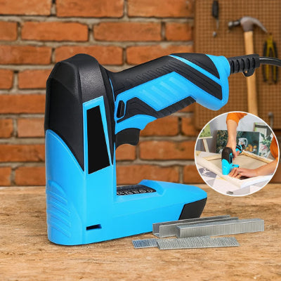 Agrafeuse electrique sur un établi