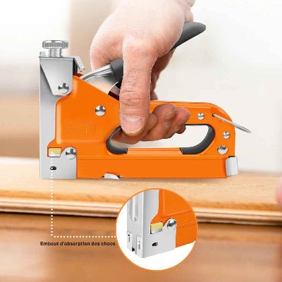 Agrafeuse  embout d'absorption des chocs