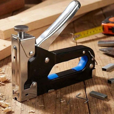 Agrafeuse anoire sur établi