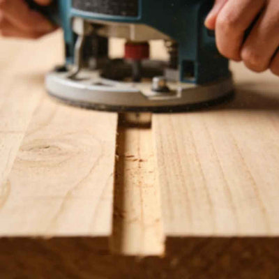 Bois défonceuse utilisation rainurage bois