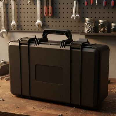Boite a outils rigide noire
