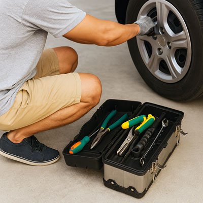 Boite a outils utilisation en mécaniquue