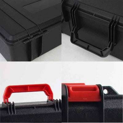 Boite a outils vue barrure t poignée rouge