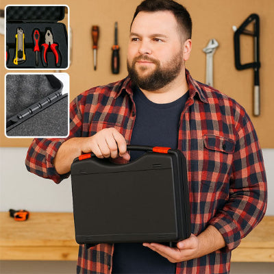Boite a outils  vue charnière solide