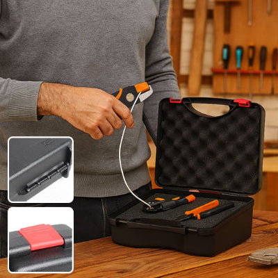 Boite a outils  vue fermeture à clip
