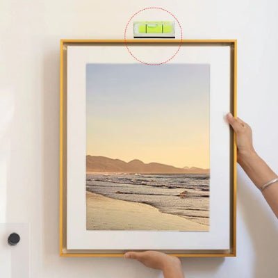 Bulle à niveau installation d'un câdre rectangulaire