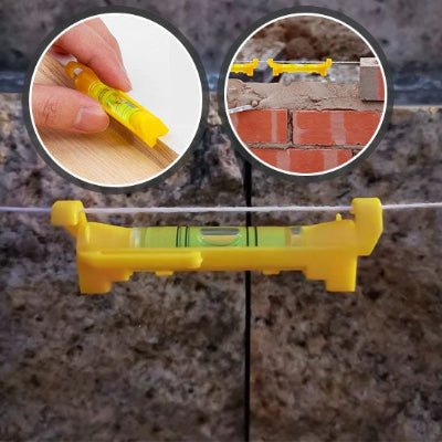 Bulle  à niveau vue de la bulle centrée