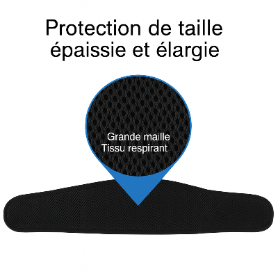 Ceinture de sécurité tissu respirant