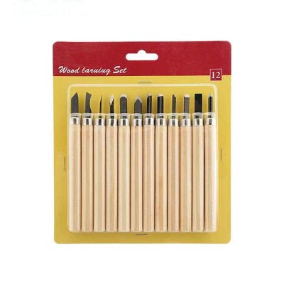 Ciseau à bois ensemble 12 pièces dans son emballage