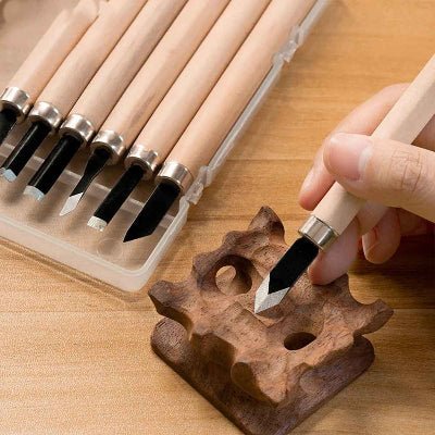 Ciseau à bois ensemble 12 pièces utilisé pour sculpter