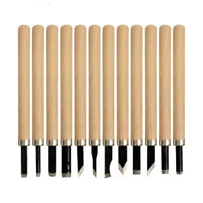 Ciseau à bois ensemble 12 pièces