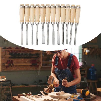 Ciseaux à bois utilisé par une menuisière