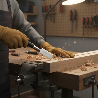 Ciseaux à bois tilisé pour chanfreiner