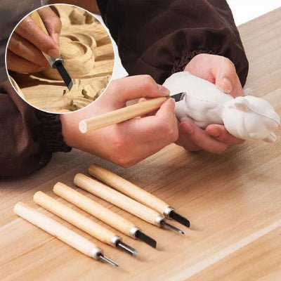 Ciseaux à bois vue d'utilisation 