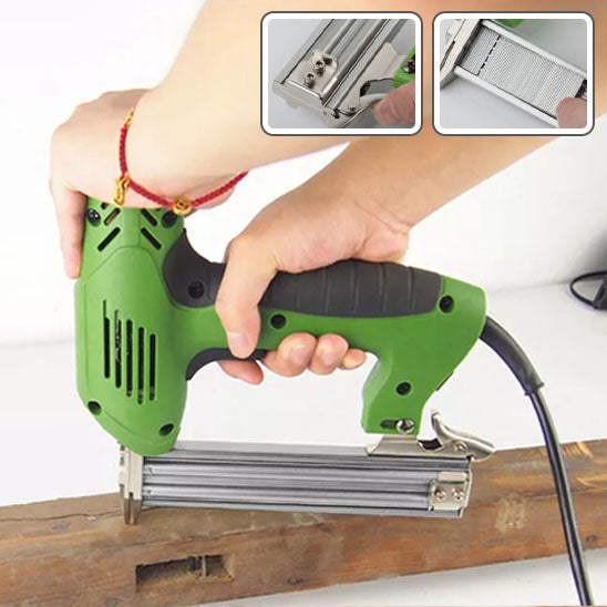 Cloueuse electrique vue chargement clous