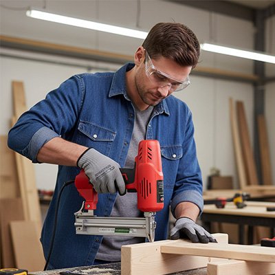 Cloueuse électrique utilisée pour montage en bois