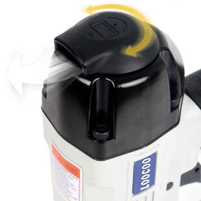 Cloueuse pneumatique conception  couvercle échappement