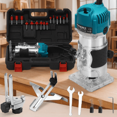 Défonceuse Bois ensemble complet