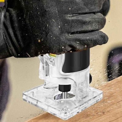 Défonceuse professionnelle 3800W base transparente