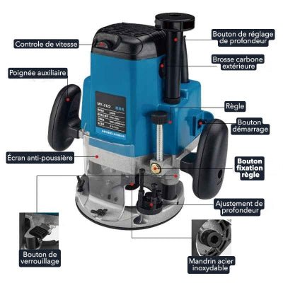 Défonceuse professionnelle description