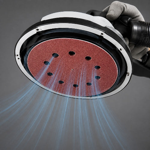 Disque abrasif 225 mm 10 trous avec évacuation des poussières