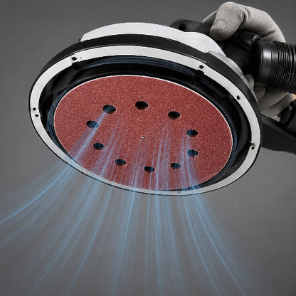 Disque abrasif 225 mm 10 trous avec évacuation des poussières