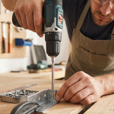 Embout visseuse utilisation fixation quincaillerie