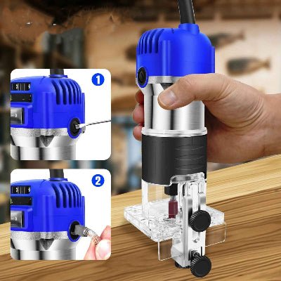 Fraiseuse   professionnelle 3800W compartiment balai au carbone