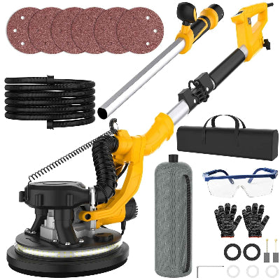 Girafe ponceuse professionnelle PowerLED 950W avec accessoires