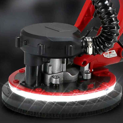 girafe ponceuse vue des lumières LED