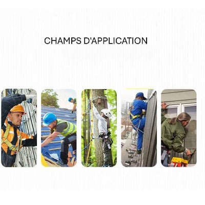 Harnais de sécurité champs d'applications