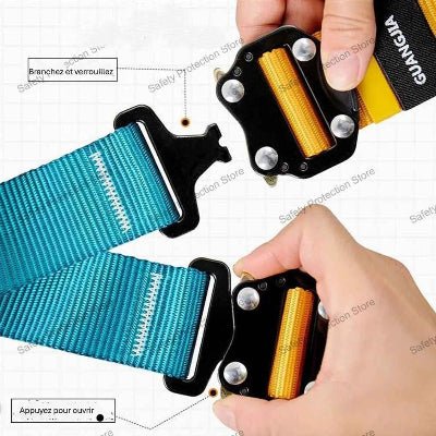 Harnais de sécurité et boucle d'insertion rapide