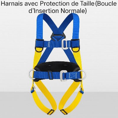 Harnais de sécurité boucle d'insertion normale