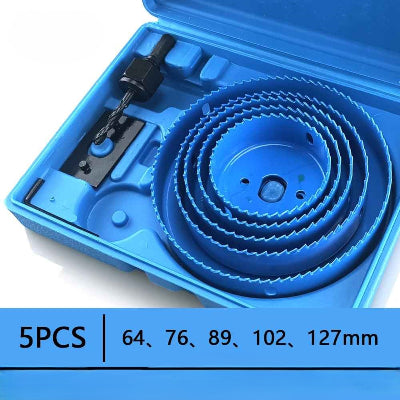 Jeu de scie cloche ProCut bleu 5 pièces dans son coffret