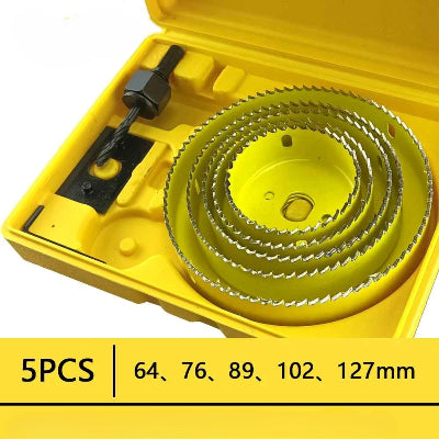Jeu de scies cloche ProCut  jaune 5 pièces dans son coffret