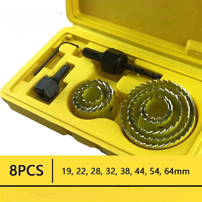 Jeu de scies cloche ProCut jaune de 8 pièces dans son coffret