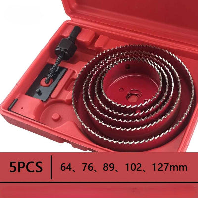 jeu de scies cloche ProCut rouge de 5 pièces  dans son coffre