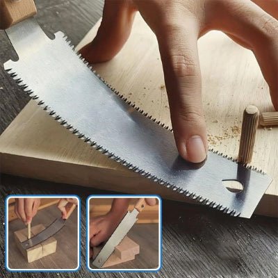 La scie japonaise a une lame très fine ce qui lui procure sa flexibilité